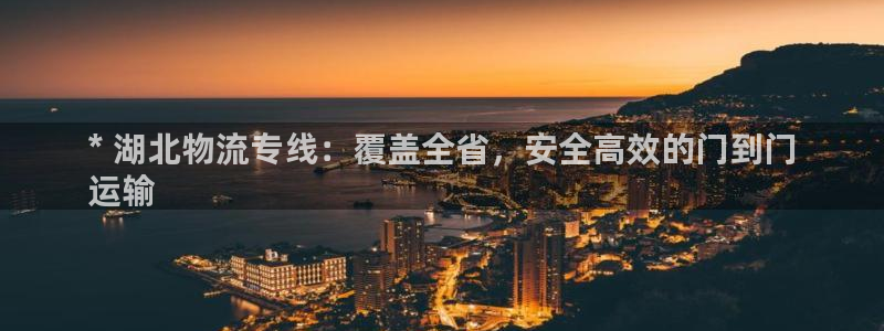28圈登录：* 湖北物流专线：覆盖全