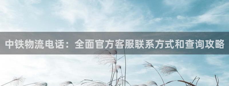 28圈官方官网版：中铁物流电话：全面