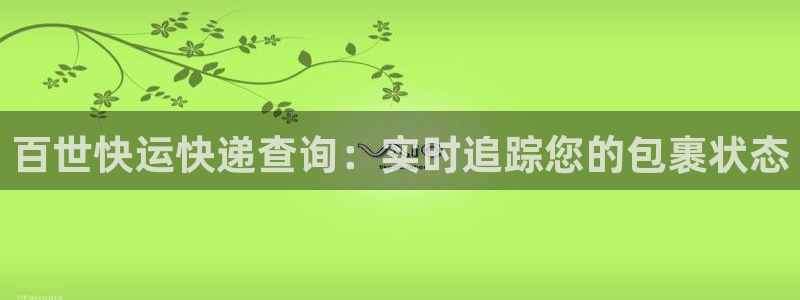 28圈是正规软件吗：百世快运快递查询