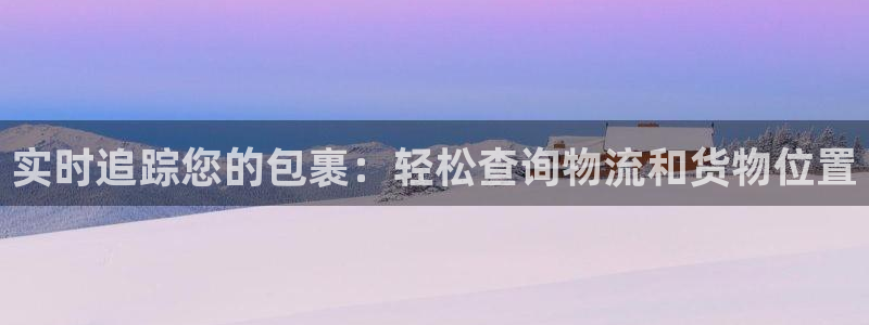 28圈注册链接入口：实时追踪您的包裹：轻松查询物流和货物位置