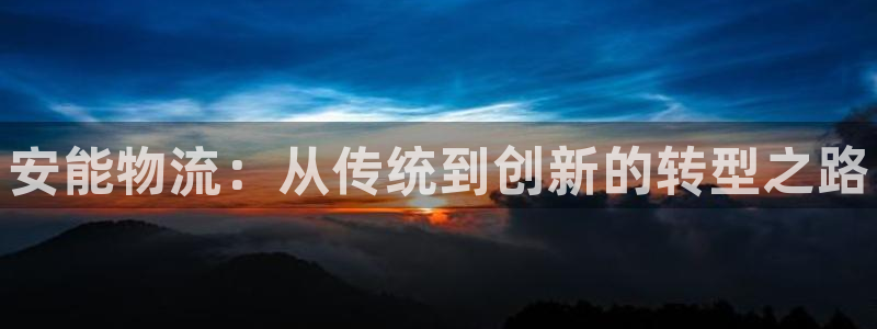 28圈加拿大app预测：安能物流：从